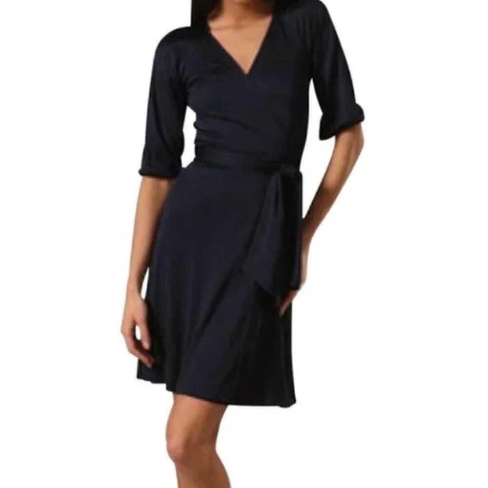 Diane von Furstenberg Navy Andrina Night Out Dress, size 4